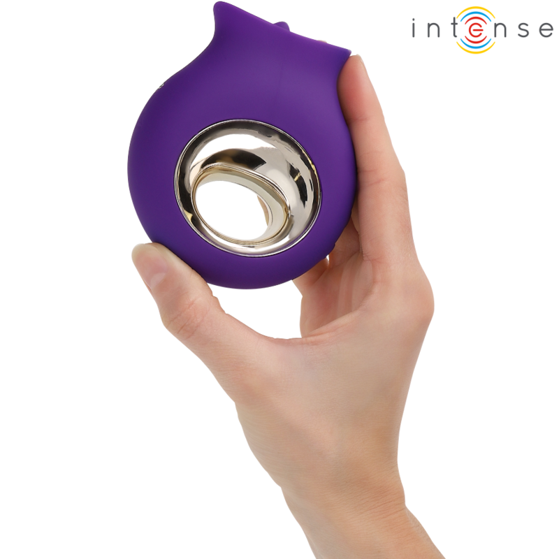 INTENSE - STIMOLATORE CLITORIDEO TULI 9 VIBRAZIONI E 9 OSCILLAZIONI VIOLA