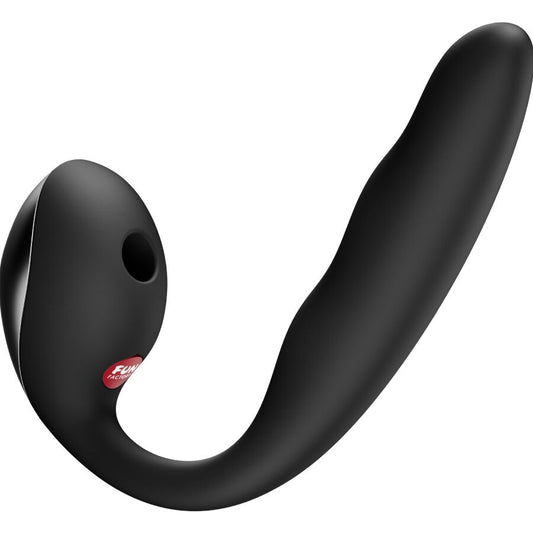 FUN FACTORY - VIBRATORE ALLEGRO INSERIBILE A DOPPIO IMPULSO D'ARIA NERO