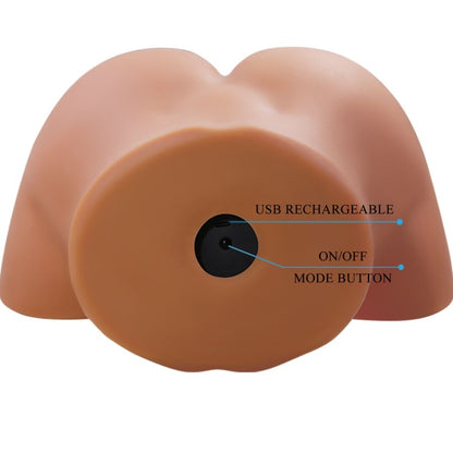 CRAZY BULL - ILANA VIBRATORE E SUCCHIATORE REALISTICO PER POLSO FEMMINILE CON SUONO 6,8 KG
