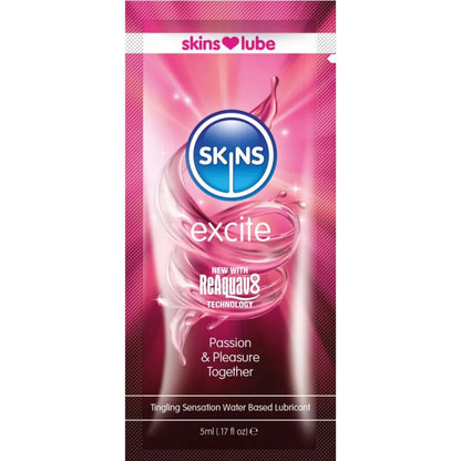 SKINS - EXCITE LUBRIFICANTE A BASE D'ACQUA MONODOSE 5 ML