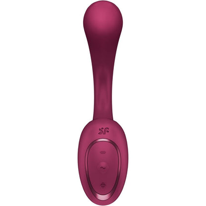 SATISFYER - G PER DEA 2 VIBRATORE CONIGLIO BOTTIGLIA BORDEAUX