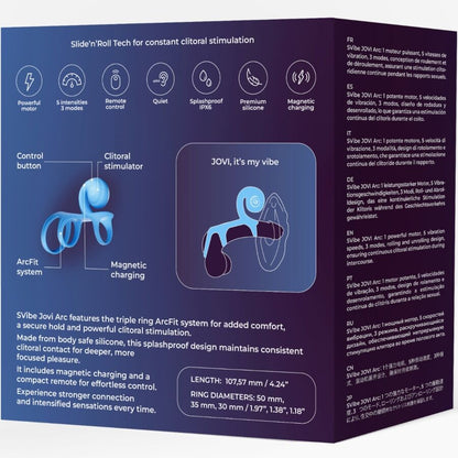 SNAIL VIBE - JOVI ARC COUPLE RING TELECOMANDO BLU