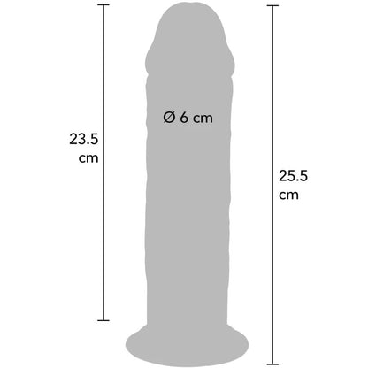 GET REAL - DONG DELUXE IN TPE A DOPPIA DENSITÀ 25,5 CM