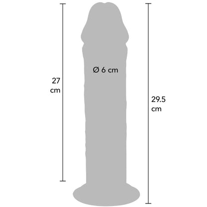 GET REAL - DONG DELUXE IN TPE A DOPPIA DENSITÀ 29,5 CM