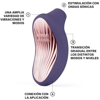 LELO - SONA 3 MASSAGGIATORE CLITORIDEO SONICO CYBER PURPLE