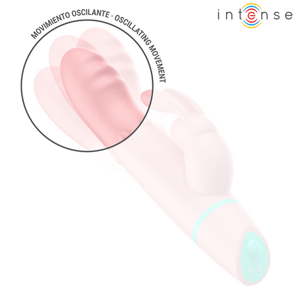 INTENSE - STIMOLATORE E VIBRATORE ROTANTE ALVIN RABBIT + OSCILLANTE