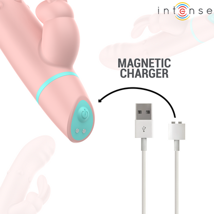 INTENSE - STIMOLATORE E VIBRATORE ROTANTE ALVIN RABBIT + OSCILLANTE