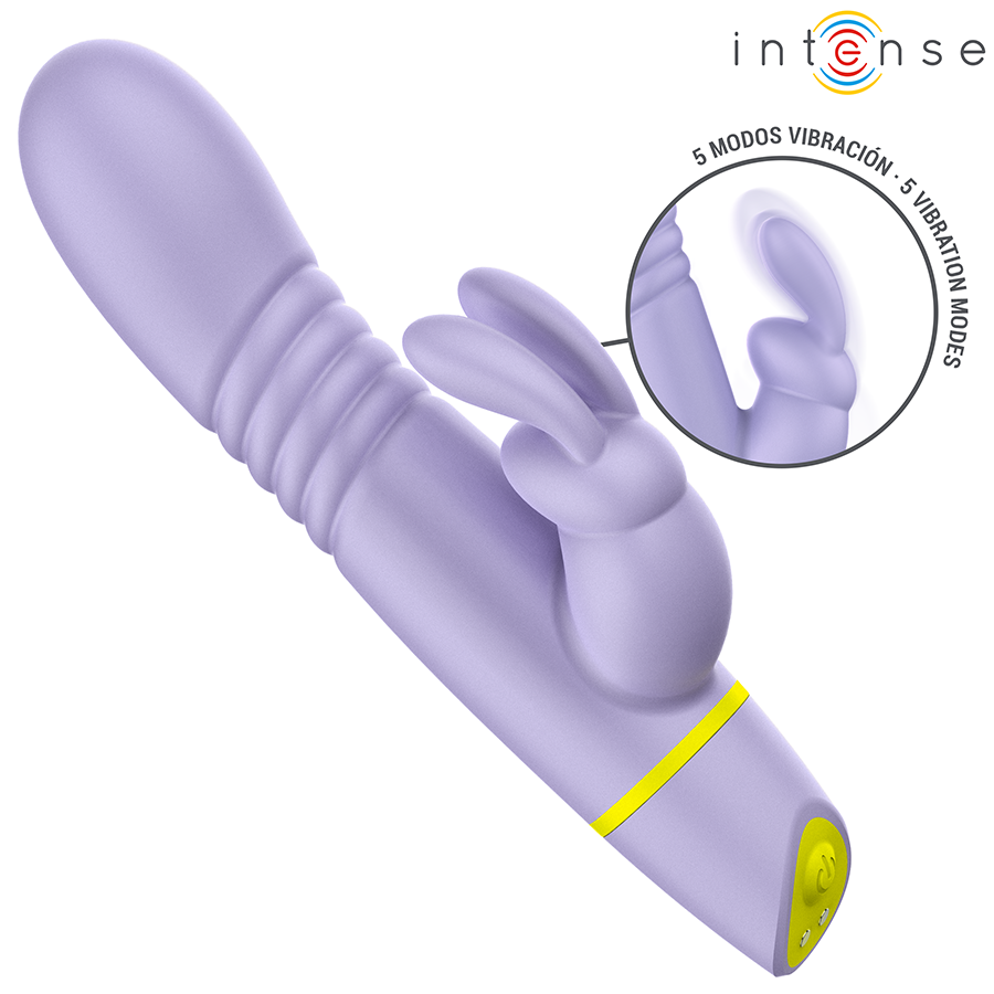 INTENSE - STIMOLATORE E VIBRATORE A SPINTA HELEN RABBIT