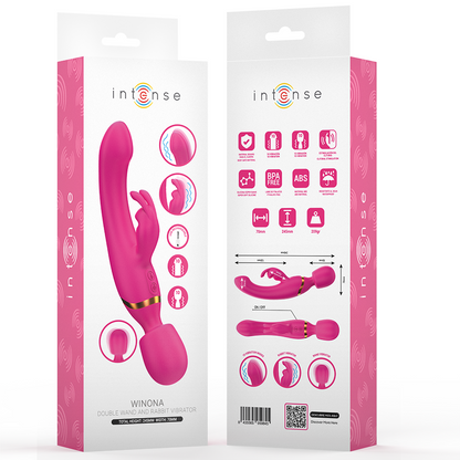 INTENSE - WINONA DOPPIO VIBRATORE CONIGLIO E BACCHETTA