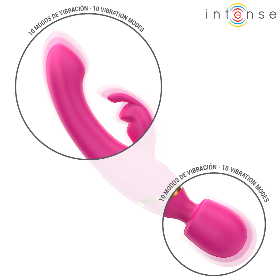 INTENSE - WINONA DOPPIO VIBRATORE CONIGLIO E BACCHETTA