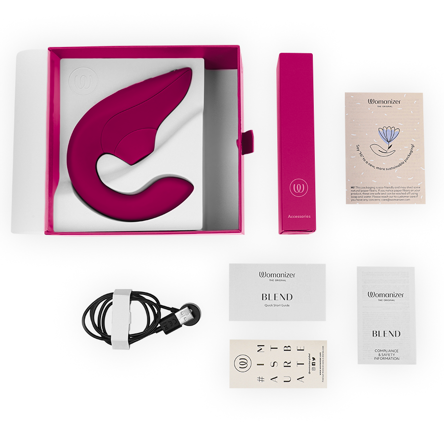 WOMANIZER - VIBRATORE STIMOLATORE CONIGLIO BLEND ROSA VIBRANTE