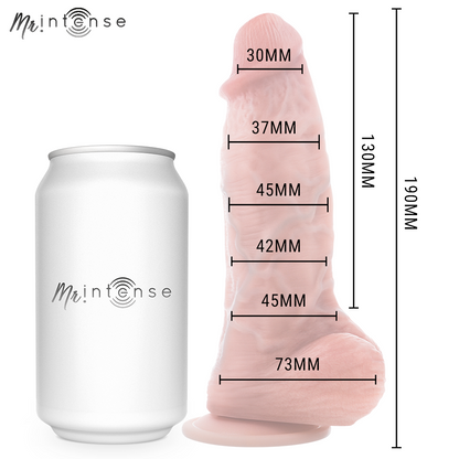 MR INTENSE - PICCOLO SPENCER DILDO IN SILICONE 19 CM -Ø- 4,5 CM