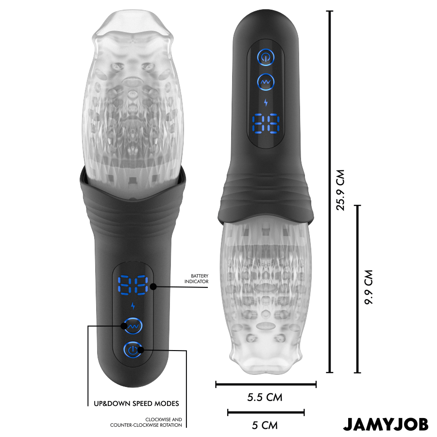JAMYJOB - MASTURBATORE BLOW-R CON SPINTA E ROTAZIONE