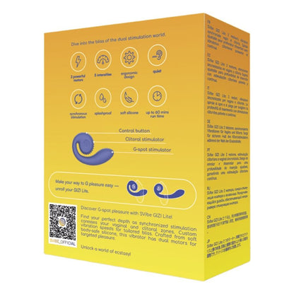 SNAIL VIBE - VIBRATORE VIOLA GIZI LITE DOPPIO PUNTO G E CLITORIDEO