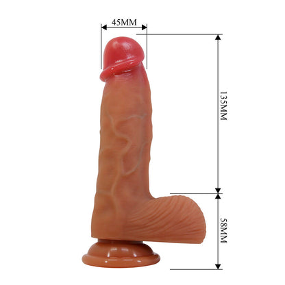 PRETTY LOVE - DUVALL DILDO REALISTICO CON VENTOSA 19,3 CM -Ø- 4,5 CM
