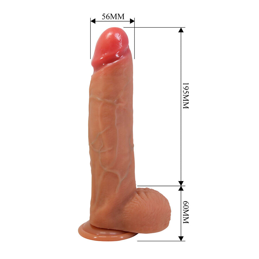 PRETTY LOVE - MENDEL DILDO REALISTICO CON VENTOSA 25,5 CM -Ø- 5,6 CM