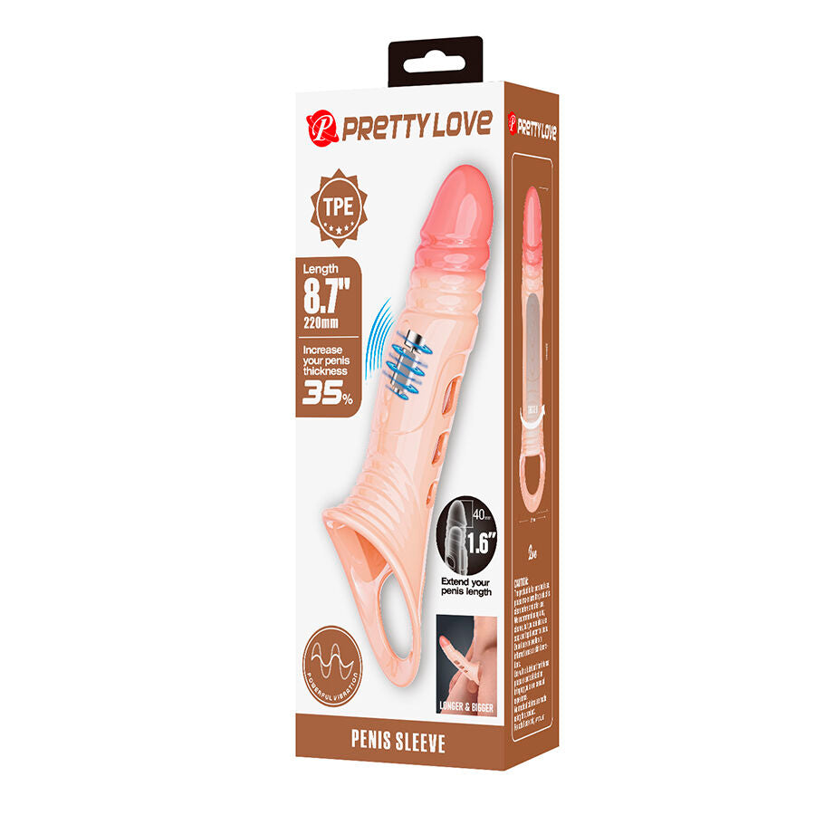 PRETTY LOVE - GUAINA PER PENE CON VIBRAZIONE INTEGRATA