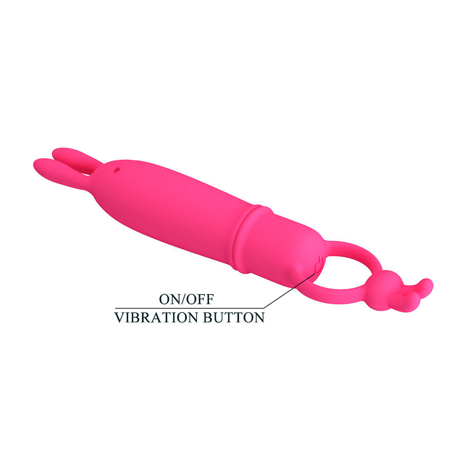 PRETTY LOVE - DELIA VIBRATORE CONIGLIO CON ANELLO DI RESISTENZA