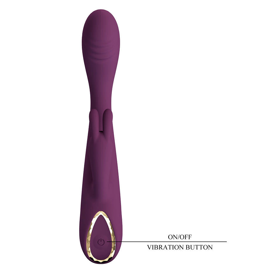 PRETTY LOVE - EMMA VIBRATORE VIOLA CON STIMOLATORE RABBIT