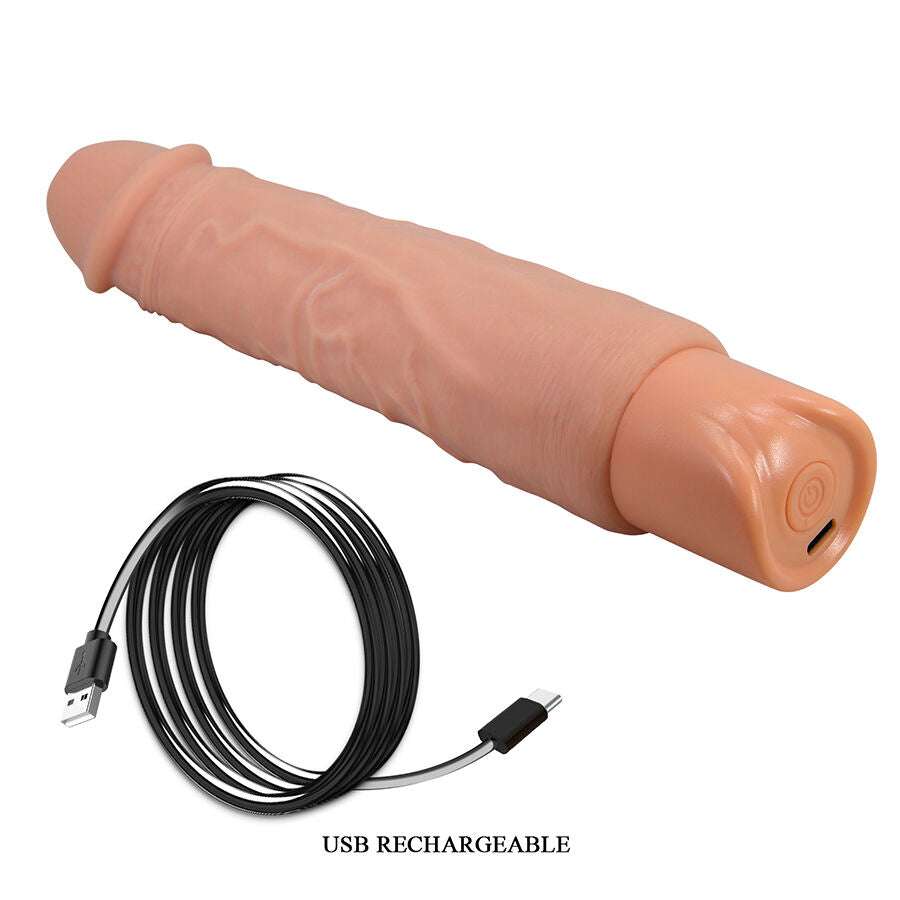 PRETTY LOVE - RUFUS VIBRATORE REALISTICO FLESSIBILE