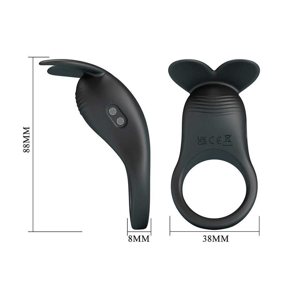 PRETTY LOVE - CARLTON ANELLO PER PENE CON STIMOLATORE CLITORIDEO