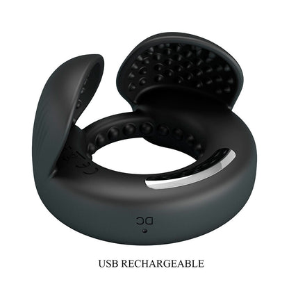 PRETTY LOVE - QUENTIN ANELLO PER PENE CON STIMOLATORE TESTICOLARE