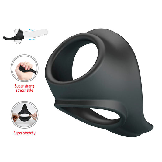 CRAZY BULL - ZADOK ANELLO ERGONOMICO CON STIMOLATORE PERINEALE