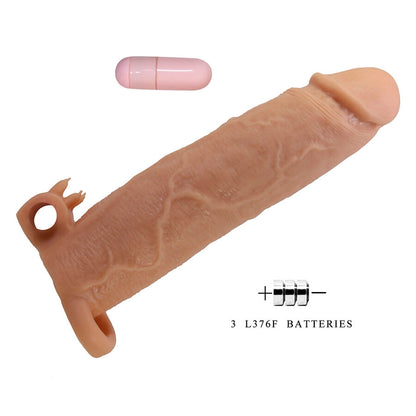 PRETTY LOVE - XERXES GUAINA PER PENE CON STIMOLATORE CLITORIDEO E VIBRAZIONE