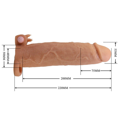 PRETTY LOVE - XERXES GUAINA PER PENE CON STIMOLATORE CLITORIDEO E VIBRAZIONE