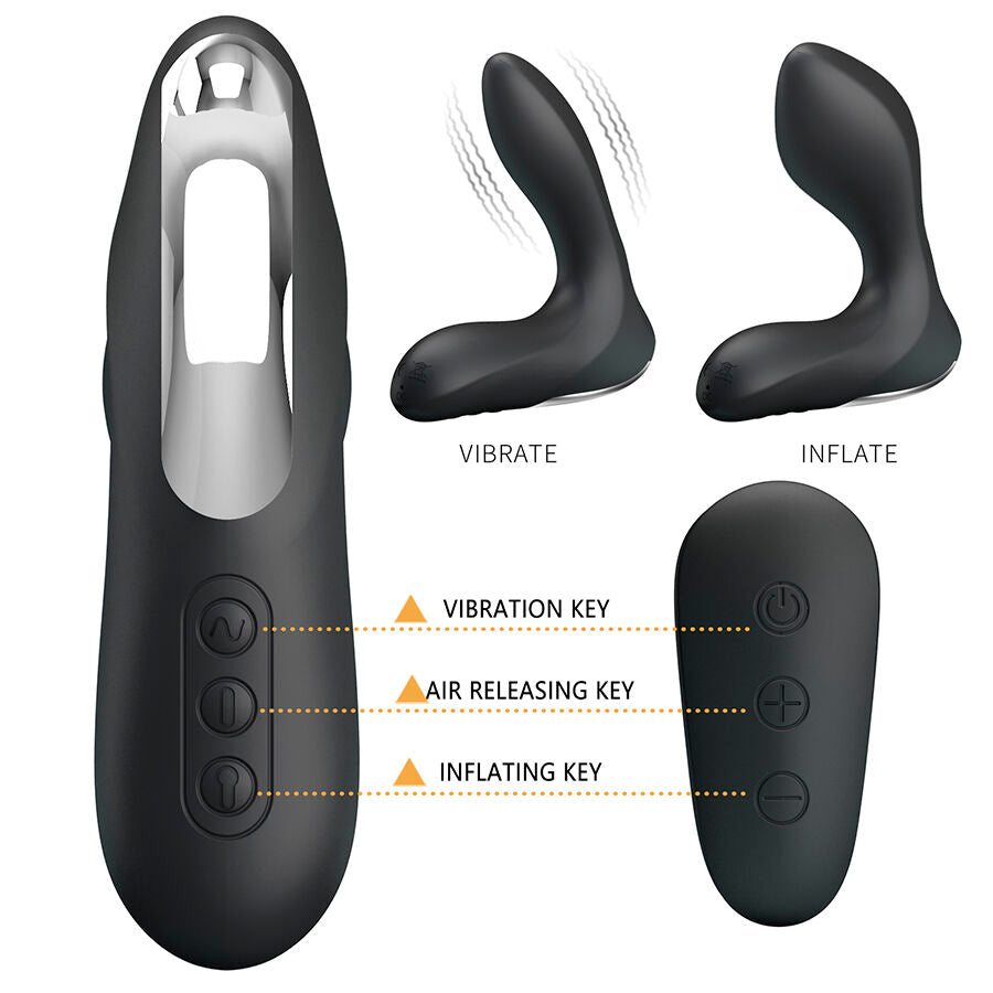 MR PLAY - MASSAGGIATORE PROSTATICO CON TELECOMANDO A VIBRAZIONE