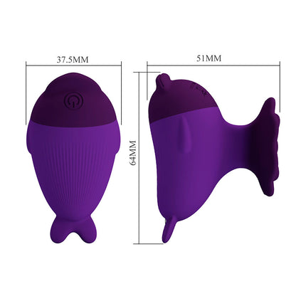 PRETTY LOVE - DOLPHIN MINI VIBRATORE CON CLIP