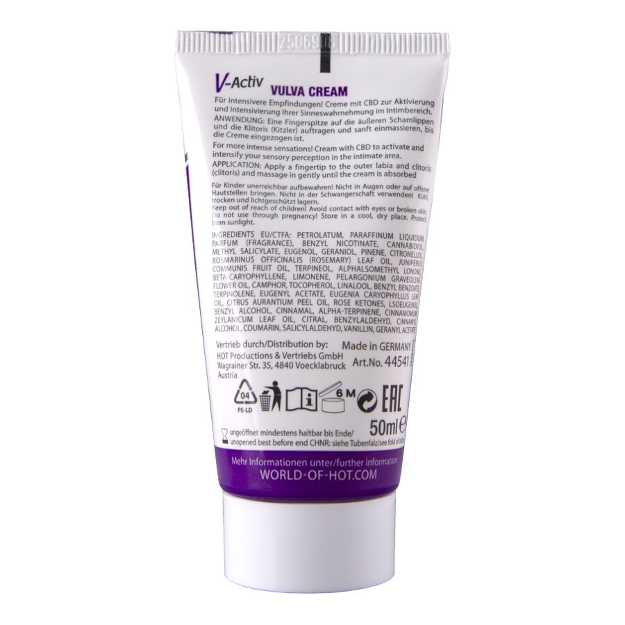 HOT - CREMA VULVA CON CBD 50ML