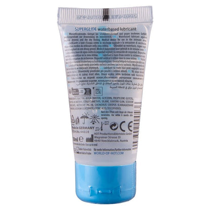 HOT - SUPERGLIDE LIQUID PLEASURE LUBRIFICANTE A BASE D'ACQUA 30 ML