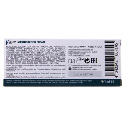 HOT - CREMA PER LA MASTURBAZIONE CON CBD - UNISEX 100ML