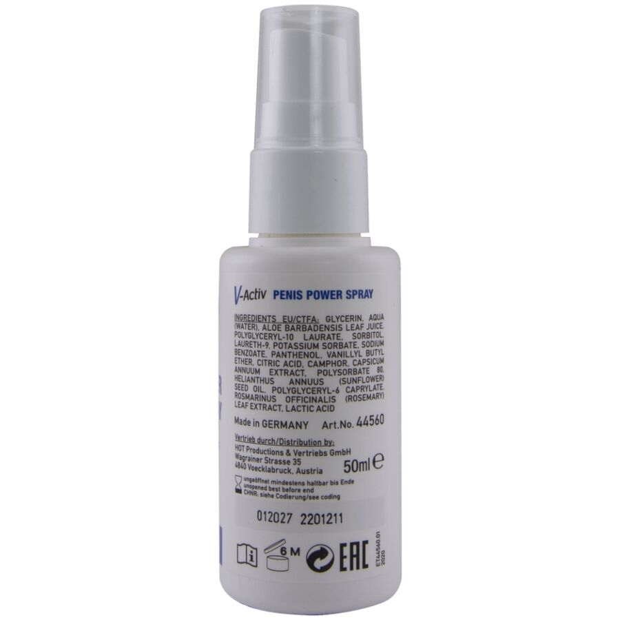 HOT - V-ACTIV PENIS POWER SPRAY PER UOMO 50 ML