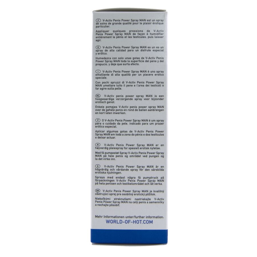 HOT - V-ACTIV PENIS POWER SPRAY PER UOMO 50 ML