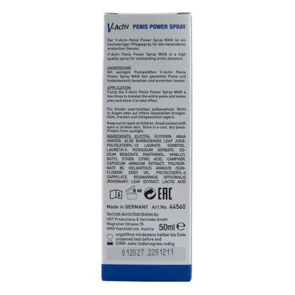 HOT - V-ACTIV PENIS POWER SPRAY PER UOMO 50 ML