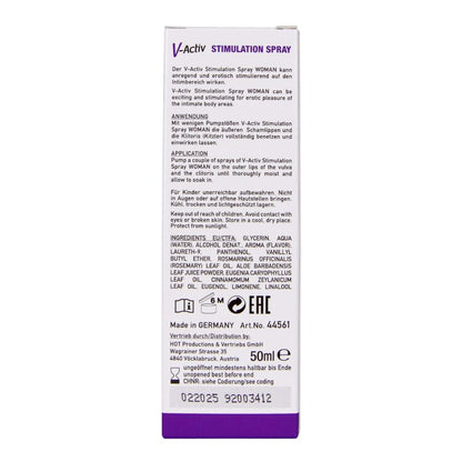 HOT - V-ACTIV SPRAY STIMOLANTE DONNA 50 ML