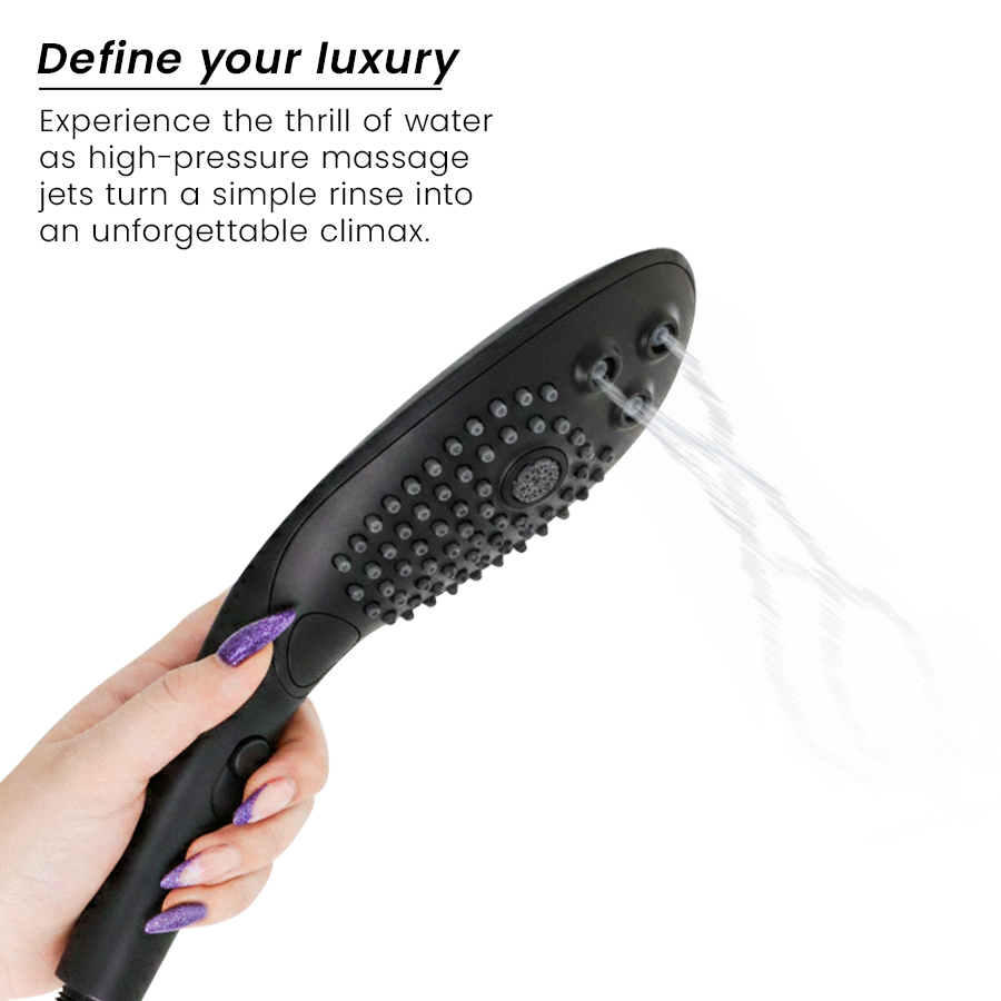 WOMANIZER - SOFFIONE DOCCIA STIMOLANTE CLITORIDEO WAVE NERO
