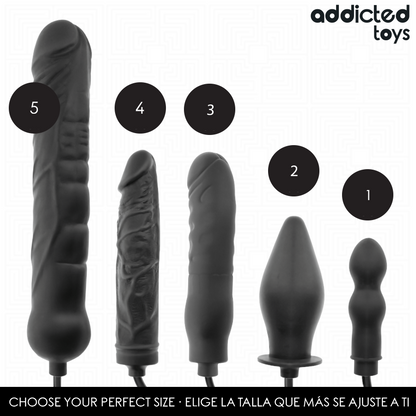 ADDICTED TOYS - PLUG ANALE GONFIABILE MODELLO 2