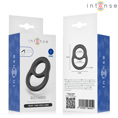 INTENSE - RICHARD DOPPIO ANELLO PER PENE MODELLO 1
