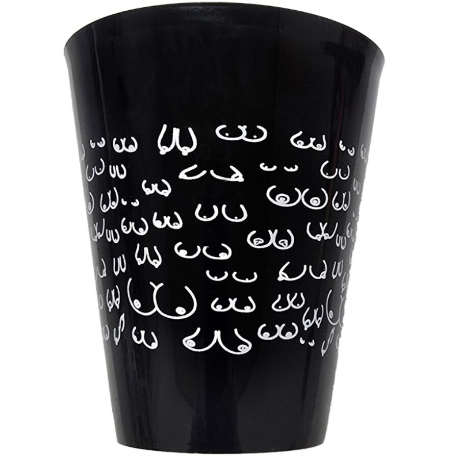 DIABLO PICANTE - TAZZA NERA 500 ML CON SENO BIANCO