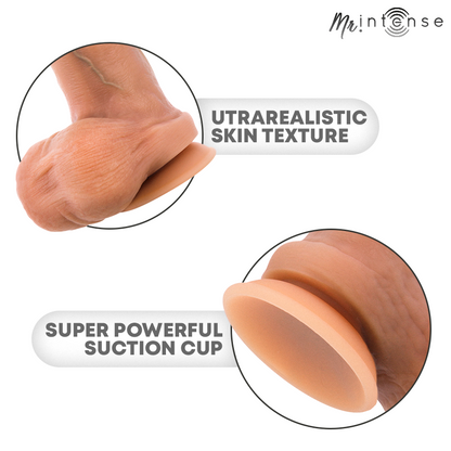 MR INTENSE - BRUCE S CAZZO ULTRA-REALISTICO CON TESTICOLI 17,8 CM -Ø- 4 CM