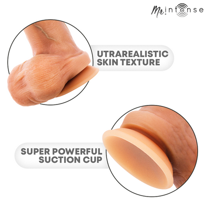 MR INTENSE - BRUCE M CAZZO ULTRA REALISTICO CON TESTICOLI 20 CM -Ø- 4,5 CM