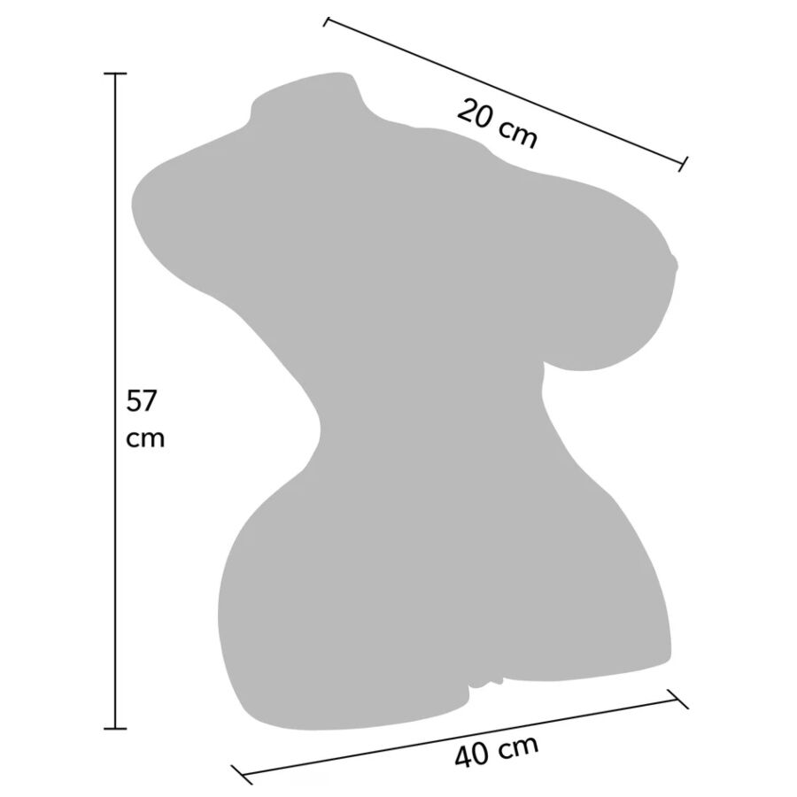 DESIDERIO NASCOSTO - MASTURBATORE FEMMINILE MEGA TROIA CON TORSO DA 22 KG
