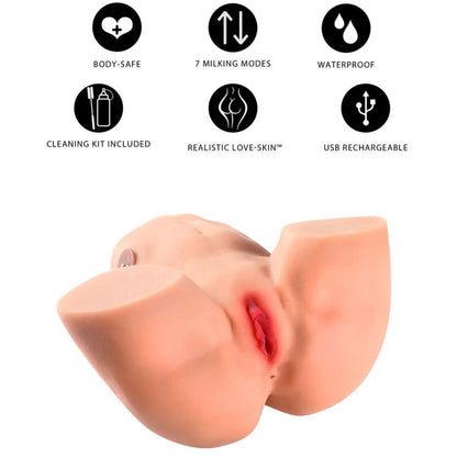 DESIDERIO NASCOSTO - MASTURBATORE FEMMINILE CON FIGA STRETTA DA MUNGITURA 6 KG
