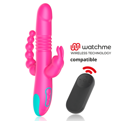 HAPPY LOKY - DONALD TRIPLA STIMOLAZIONE: ANALE, PUNTO G E CLITORIDE + TELECOMANDO WATCHME