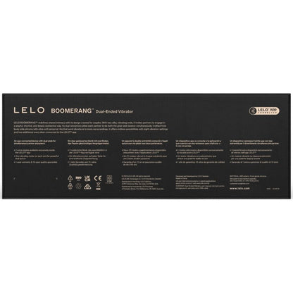 LELO - BOOMERANG VIBRATORE A DOPPIA ENDA CERISE