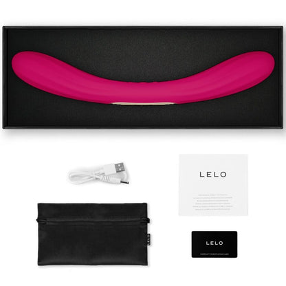 LELO - BOOMERANG VIBRATORE A DOPPIA ENDA CERISE
