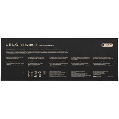 LELO - BOOMERANG VIBRATORE A DOPPIA ESTREMITÀ VIOLA